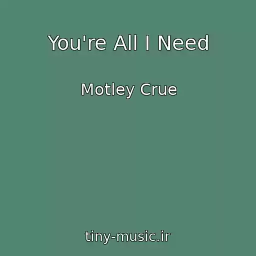 کاور آهنگ You're All I Need از Motley Crue