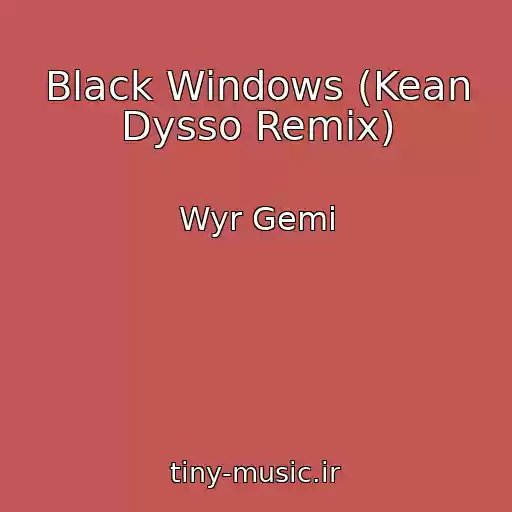 کاور آهنگ Black Windows (Kean Dysso Remix) از Wyr Gemi