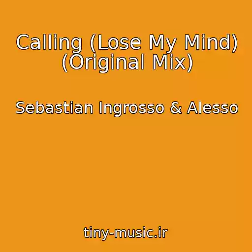 کاور آهنگ Calling (Lose My Mind) (Original Mix) از Sebastian Ingrosso & Alesso