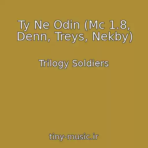 کاور آهنگ Ty Ne Odin (Mc 1.8, Denn, Treys, Nekby) از Trilogy Soldiers