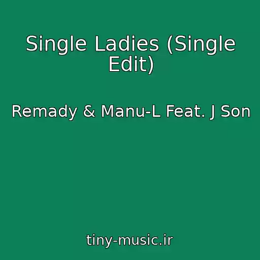 کاور آهنگ Single Ladies (Single Edit) از Remady & Manu-L Feat. J Son