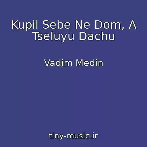 کاور آهنگ Kupil Sebe Ne Dom, A Tseluyu Dachu از Vadim Medin