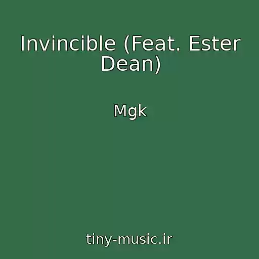 کاور آهنگ Invincible (Feat. Ester Dean) از Mgk
