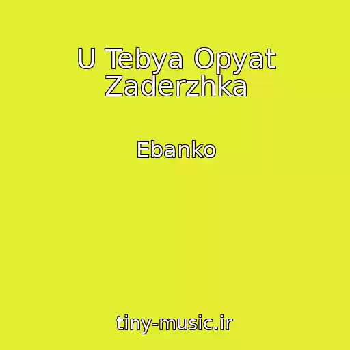 کاور آهنگ U Tebya Opyat Zaderzhka از Ebanko