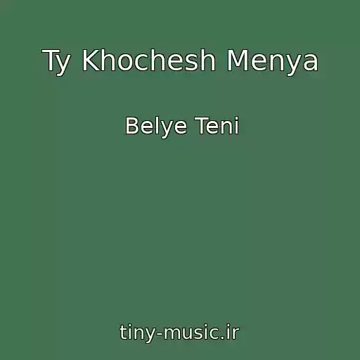 کاور آهنگ Ty Khochesh Menya از Belye Teni