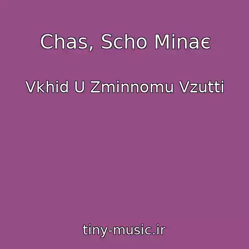 کاور آهنگ Chas, Scho Minaє از Vkhіd U Zmіnnomu Vzuttі