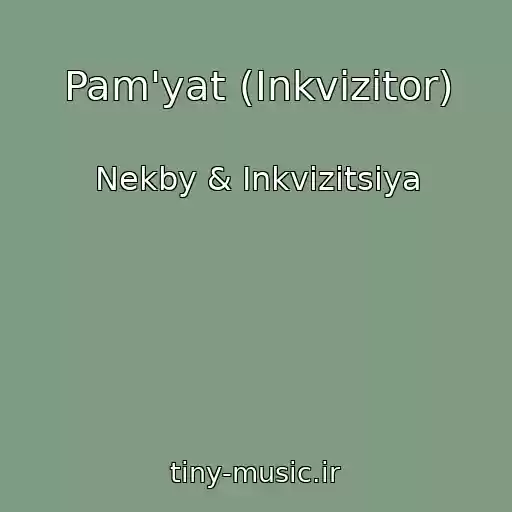 کاور آهنگ Pam'yat (Inkvizitor) از Nekby & Іnkvіzitsіya
