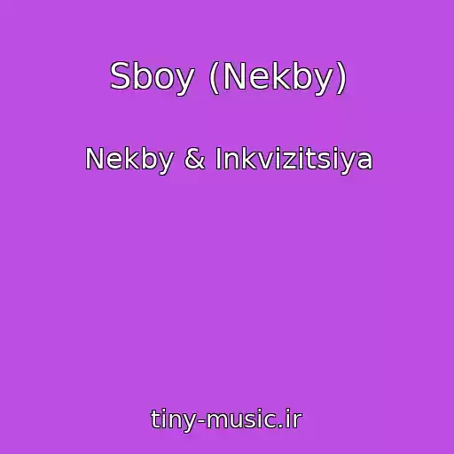 کاور آهنگ Sboy (Nekby) از Nekby & Іnkvіzitsіya