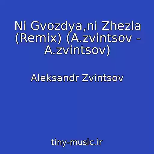 کاور آهنگ Ni Gvozdya,ni Zhezla (Remix) (A.zvintsov - A.zvintsov) از Aleksandr Zvintsov