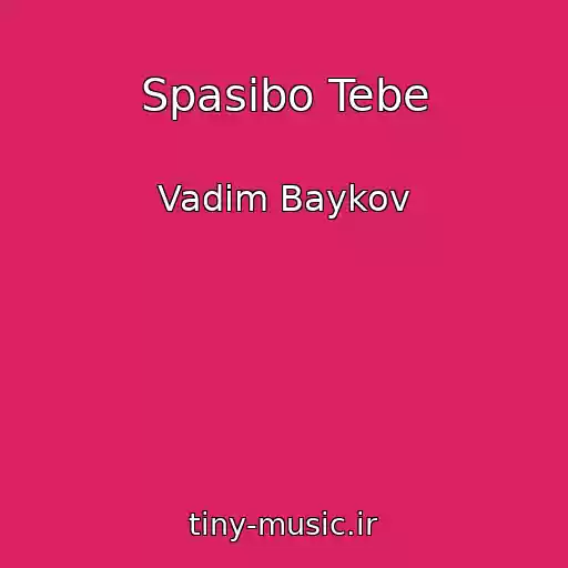 کاور آهنگ Spasibo Tebe از Vadim Baykov
