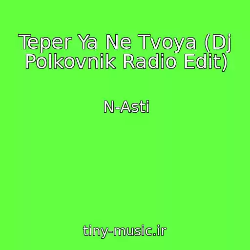 کاور آهنگ Teper Ya Ne Tvoya (Dj Polkovnik Radio Edit) از N-Asti