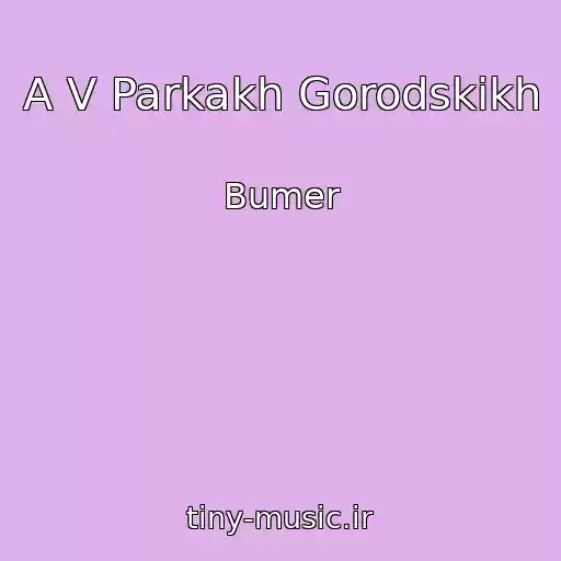 کاور آهنگ A V Parkakh Gorodskikh از Bumer