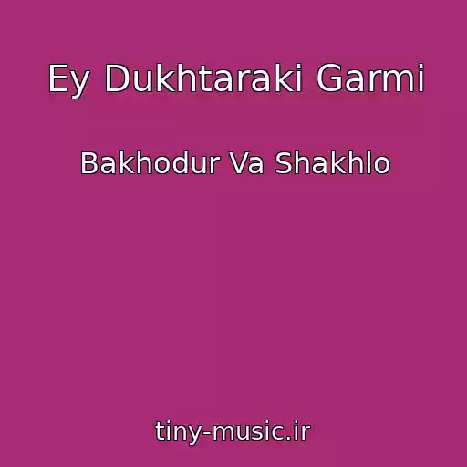 کاور آهنگ Ey Dukhtaraki Garmi از Bakhodur Va Shakhlo