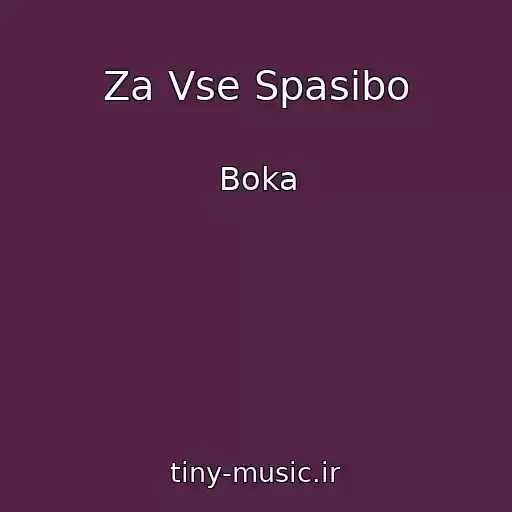 کاور آهنگ Za Vse Spasibo از Boka