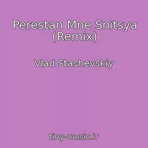 کاور آهنگ Perestan Mne Snitsya (Remix) از Vlad Stashevskiy