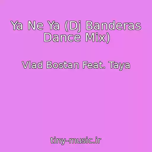 کاور آهنگ Ya Ne Ya (Dj Banderas Dance Mix) از Vlad Bostan Feat. Taya