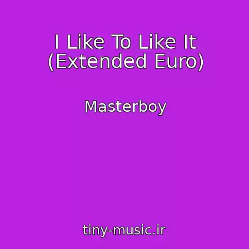 کاور آهنگ I Like To Like It (Extended Euro) از Masterboy