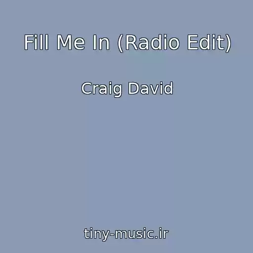 کاور آهنگ Fill Me In (Radio Edit) از Craig David
