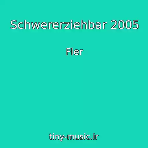 کاور آهنگ Schwererziehbar 2005 از Fler