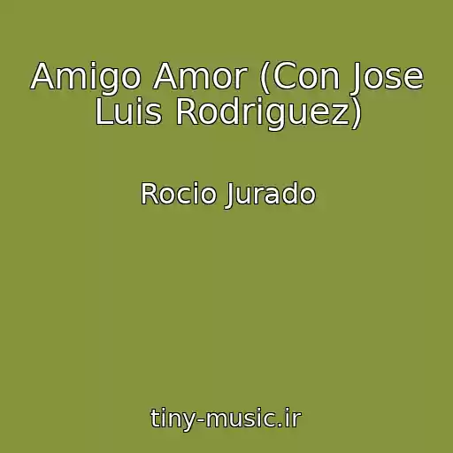 کاور آهنگ Amigo Amor (Con Jose Luis Rodriguez) از Rocio Jurado