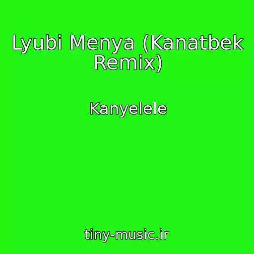 کاور آهنگ Lyubi Menya (Kanatbek Remix) از Kanyelele