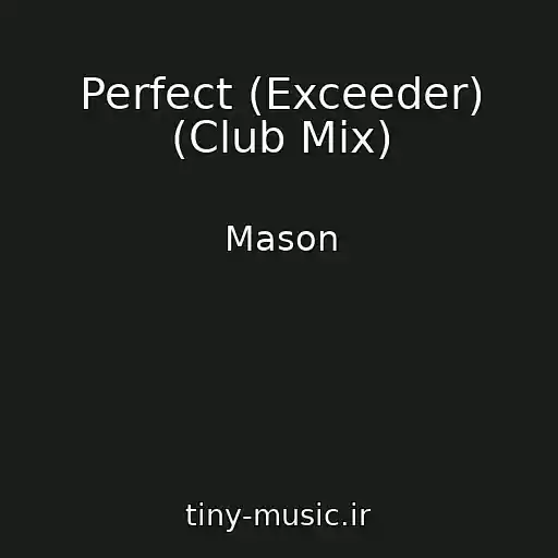 کاور آهنگ Perfect (Exceeder) (Club Mix) از Mason