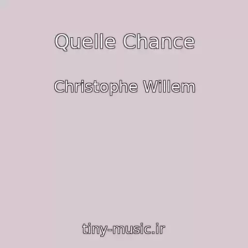 کاور آهنگ Quelle Chance از Christophe Willem