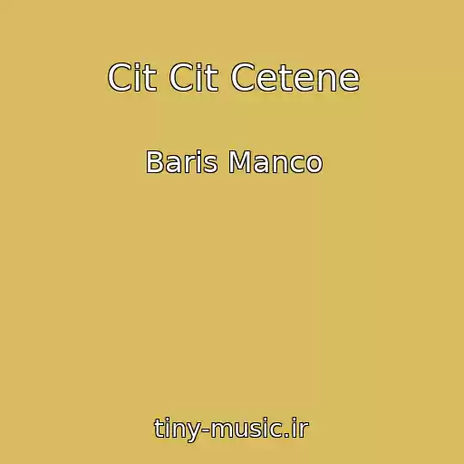 کاور آهنگ Cit Cit Cetene از Baris Manco