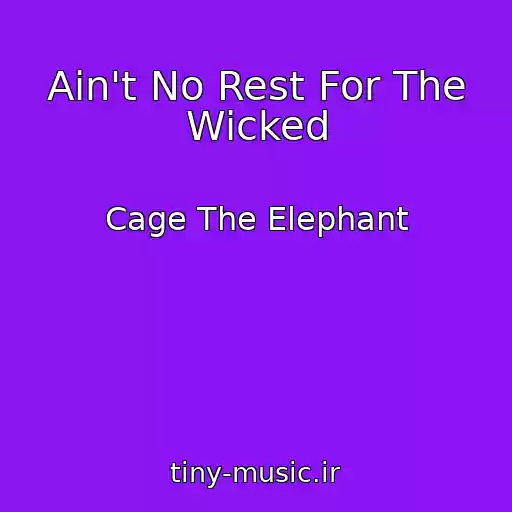 کاور آهنگ Ain't No Rest For The Wicked از Cage The Elephant