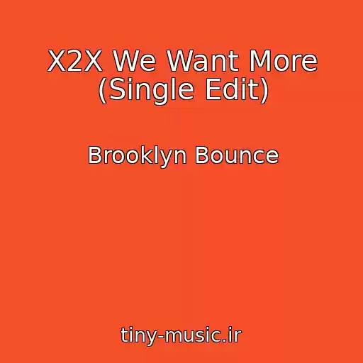 کاور آهنگ X2X We Want More (Single Edit) از Brooklyn Bounce