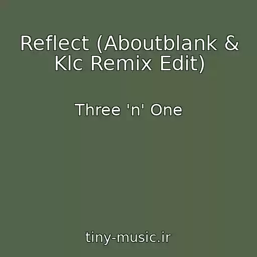 کاور آهنگ Reflect (Aboutblank & Klc Remix Edit) از Three 'n' One