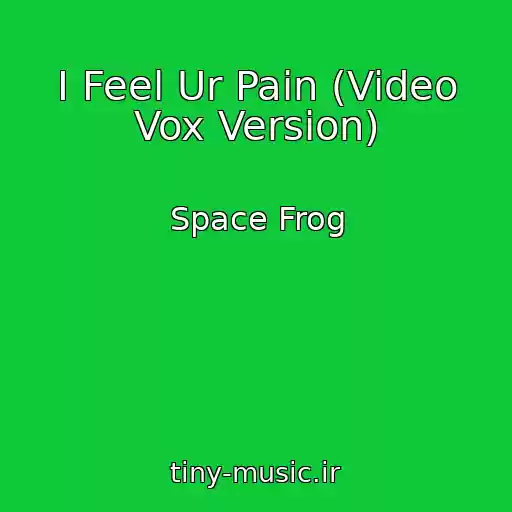 کاور آهنگ I Feel Ur Pain (Video Vox Version) از Space Frog