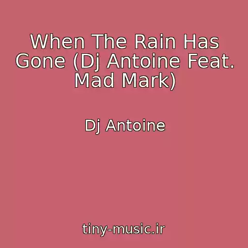 کاور آهنگ When The Rain Has Gone (Dj Antoine Feat. Mad Mark) از Dj Antoine