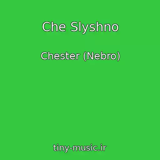 کاور آهنگ Che Slyshno از Chester (Nebro)
