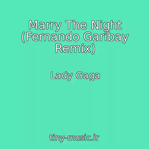کاور آهنگ Marry The Night (Fernando Garibay Remix) از Lady Gaga