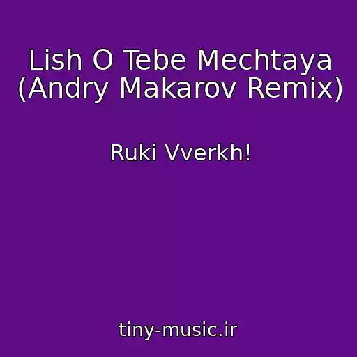 کاور آهنگ Lish O Tebe Mechtaya (Andry Makarov Remix) از Ruki Vverkh!