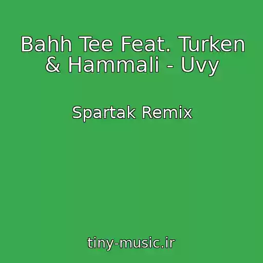 کاور آهنگ Bahh Tee Feat. Turken & Hammali - Uvy از Spartak Remix