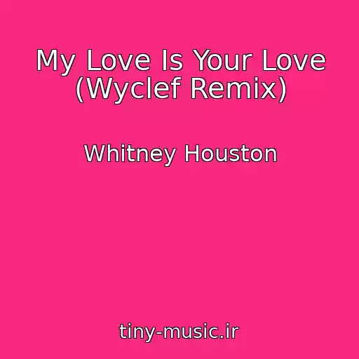 کاور آهنگ My Love Is Your Love (Wyclef Remix) از Whitney Houston