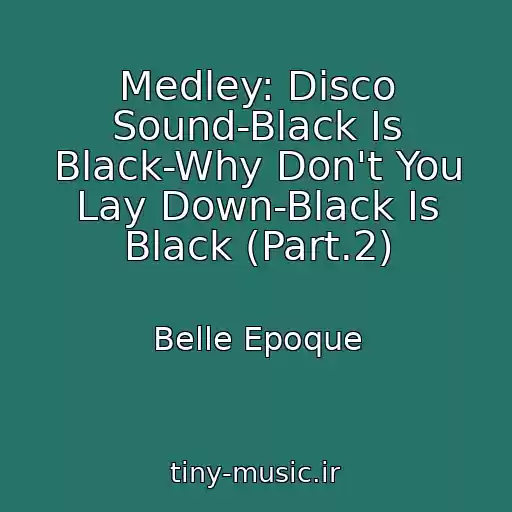 کاور آهنگ Medley: Disco Sound-Black Is Black-Why Don't You Lay Down-Black Is Black (Part.2) از Belle Epoque