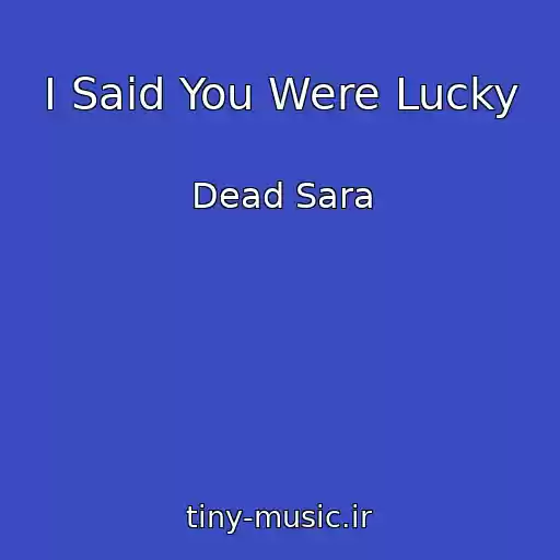 کاور آهنگ I Said You Were Lucky از Dead Sara