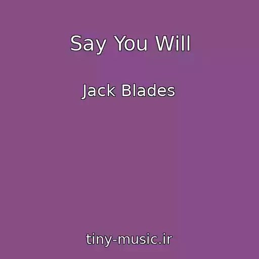 کاور آهنگ Say You Will از Jack Blades