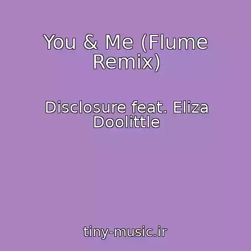 کاور آهنگ You & Me (Flume Remix) از Disclosure feat. Eliza Doolittle