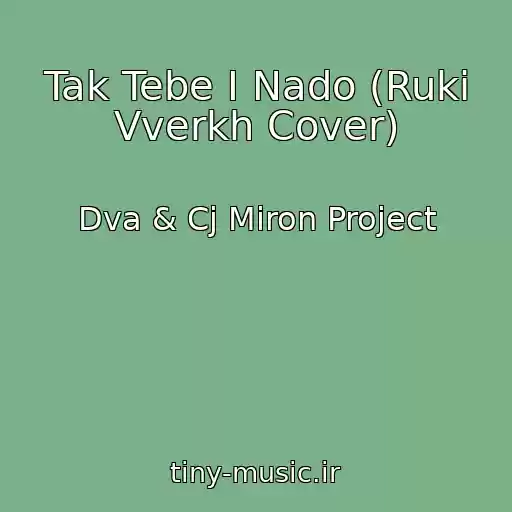 کاور آهنگ Tak Tebe I Nado (Ruki Vverkh Cover) از Dva & Cj Miron Project