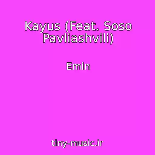 کاور آهنگ Kayus (Feat. Soso Pavliashvili) از Emin