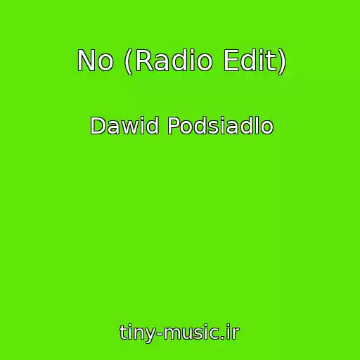 کاور آهنگ No (Radio Edit) از Dawid Podsiadlo