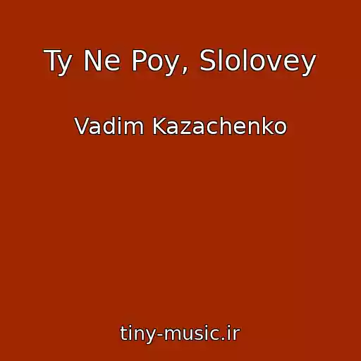 کاور آهنگ Ty Ne Poy, Slolovey از Vadim Kazachenko