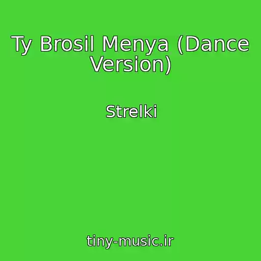 کاور آهنگ Ty Brosil Menya (Dance Version) از Strelki