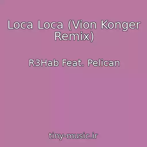 کاور آهنگ Loca Loca (Vion Konger Remix) از R3Hab Feat. Pelican