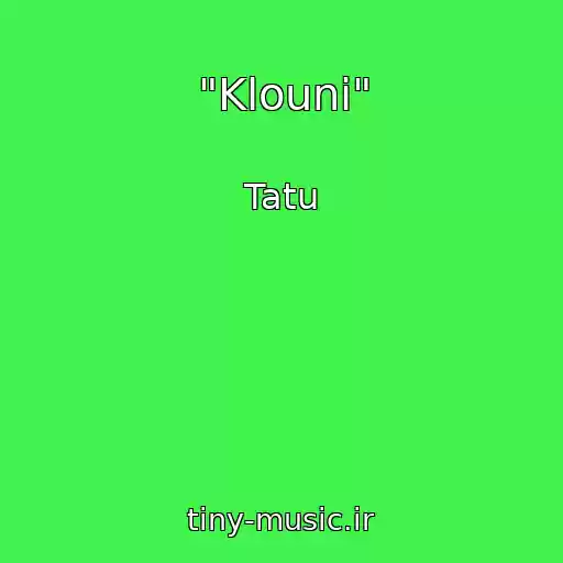 کاور آهنگ "Klouni" از Tatu