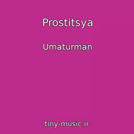 کاور آهنگ Prostitsya از Umaturman